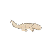 Alligator Wood Craft Shape - Laser Cut Baltic Birch Unfinished DIY Wood Art Supplies REP7 - The Wood Shape Store