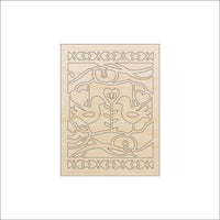 Bird Design Wood Craft Shape - Laser Cut Baltic Birch Unfinished DIY Wood Art Supplies CSTR13 - The Wood Shape Store