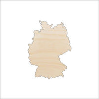 Germany Wood Craft Shape - Laser Cut Baltic Birch Unfinished DIY Wood Art Supplies WLD65 - The Wood Shape Store