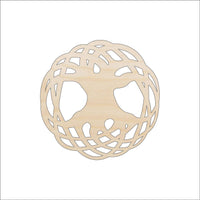 Tree of Life Wood Craft Shape - Laser Cut Baltic Birch Unfinished DIY Wood Art Supplies TRE16 - The Wood Shape Store