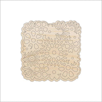 Flower DesignWood Craft Shape - Laser Cut Baltic Birch Unfinished DIY Wood Art Supplies CSTR17 - The Wood Shape Store