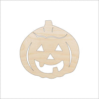 Pumpkin Wood Craft Shape – Laser Cut Baltic Birch Unfinished DIY Wood Art Supplies FAL266 - The Wood Shape Store