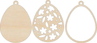 Easter 3D Laser Cut Ornament – Baltic Birch Wood Craft Supplies | DIY Wood Ornament Kit ES54 - The Wood Shape Store