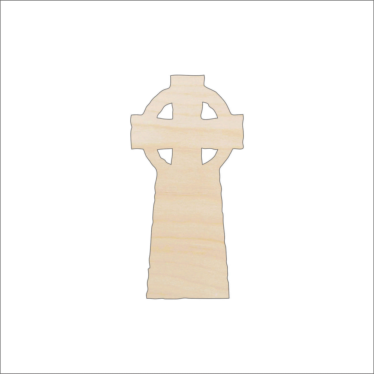 Tombstone Wood Craft Shape - Laser Cut Baltic Birch Unfinished DIY Wood Art Supplies FAL154 - The Wood Shape Store