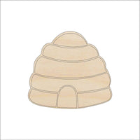 Bumblebee Hive Wood Craft Shape - Laser Cut Baltic Birch Unfinished DIY Wood Art Supplies BUG92 - The Wood Shape Store