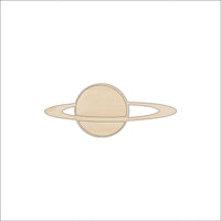 Saturn Wood Craft Shape - Laser Cut Baltic Birch Unfinished DIY Wood Art Supplies SPC42 - The Wood Shape Store