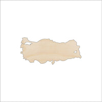 Turkey Wood Craft Shape - Laser Cut Baltic Birch Unfinished DIY Wood Art Supplies WLD76 - The Wood Shape Store