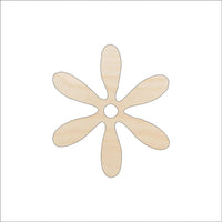 Flower Wood Craft Shape - Laser Cut Baltic Birch Unfinished DIY Wood Art Supplies FLR13 - The Wood Shape Store