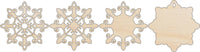 Snowflake 3D Laser Cut Ornament – Baltic Birch Wood Craft Supplies | DIY Wood Ornament Kit DS14 - The Wood Shape Store