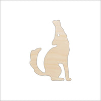 Coyote Wood Craft Shape – Laser Cut Baltic Birch Unfinished DIY Wood Art Supplies ANML20 - The Wood Shape Store