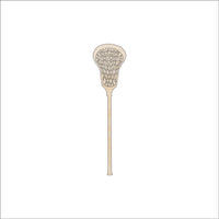 Lacrosse Wood Craft Shape - Laser Cut Baltic Birch Unfinished DIY Wood Art Supplies SPT423 - The Wood Shape Store