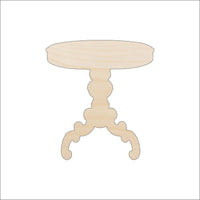 Table Wood Craft Shape - Laser Cut Baltic Birch Unfinished DIY Wood Art Supplies DCR19 - The Wood Shape Store