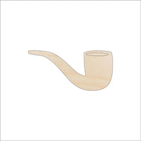 Pipe Wood Craft Shape - Laser Cut Baltic Birch Unfinished DIY Wood Art Supplies CLT70 - The Wood Shape Store