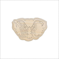 Elephant Wood Craft Shape Laser Cut Baltic Birch Unfinished DIY Wood Art Supplies ELE21 - The Wood Shape Store