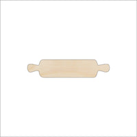 Rolling Pin Wood Craft Shape - Laser Cut Baltic Birch Unfinished DIY Wood Art Supplies FOD66 - The Wood Shape Store