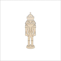 Nutcracker Wood Craft Shape - Laser Cut Baltic Birch Unfinished DIY Wood Art Supplies XMS192 - The Wood Shape Store