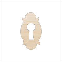 Key Wood Craft Shape - Laser Cut Baltic Birch Unfinished DIY Wood Art Supplies KEY13 - The Wood Shape Store