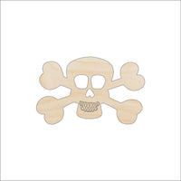 Skull Wood Craft Shape - Laser Cut Baltic Birch Unfinished DIY Wood Art Supplies SKL3 - The Wood Shape Store
