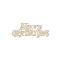 Christmas Wood Craft Shape – Laser Cut Baltic Birch Unfinished DIY Wood Art Supplies XMS45 - The Wood Shape Store