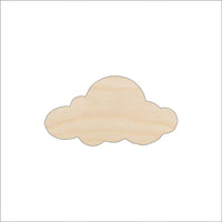 Cloud Wood Craft Shape - Laser Cut Baltic Birch Unfinished DIY Wood Art Supplies SKY26 - The Wood Shape Store