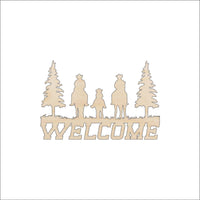 Cowboy Wood Craft Shape - Laser Cut Baltic Birch Unfinished DIY Wood Art Supplies SGN97 - The Wood Shape Store