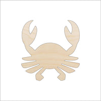 Crab Wood Craft Shape - Laser Cut Baltic Birch Unfinished DIY Wood Art Supplies SEA4 - The Wood Shape Store