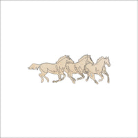 Horse Wood Craft Shape - Laser Cut Baltic Birch Unfinished DIY Wood Art Supplies HRS73 - The Wood Shape Store
