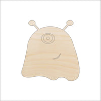 Alien Wood Craft Shape - Laser Cut Baltic Birch Unfinished DIY Wood Art Supplies SPC11 - The Wood Shape Store