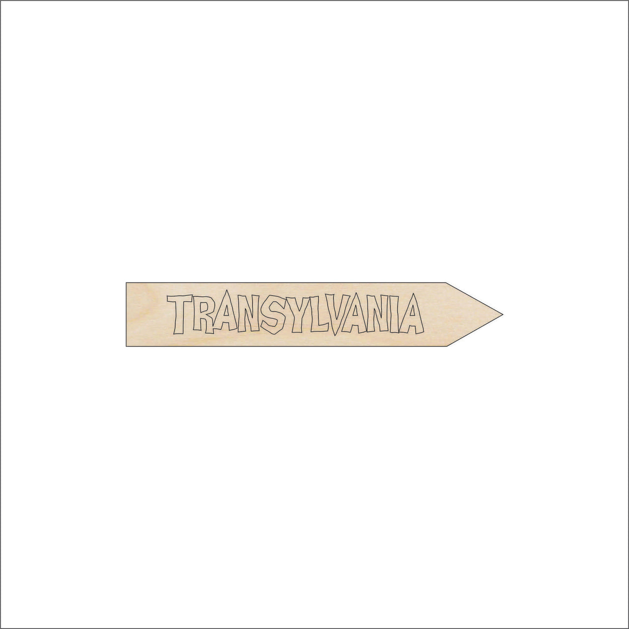 Halloween Wood Craft Shape - Laser Cut Baltic Birch Unfinished DIY Wood Art Supplies FAL198 - The Wood Shape Store