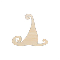 Witch Hat Wood Craft Shape - Laser Cut Baltic Birch Unfinished DIY Wood Art Supplies FAL152 - The Wood Shape Store
