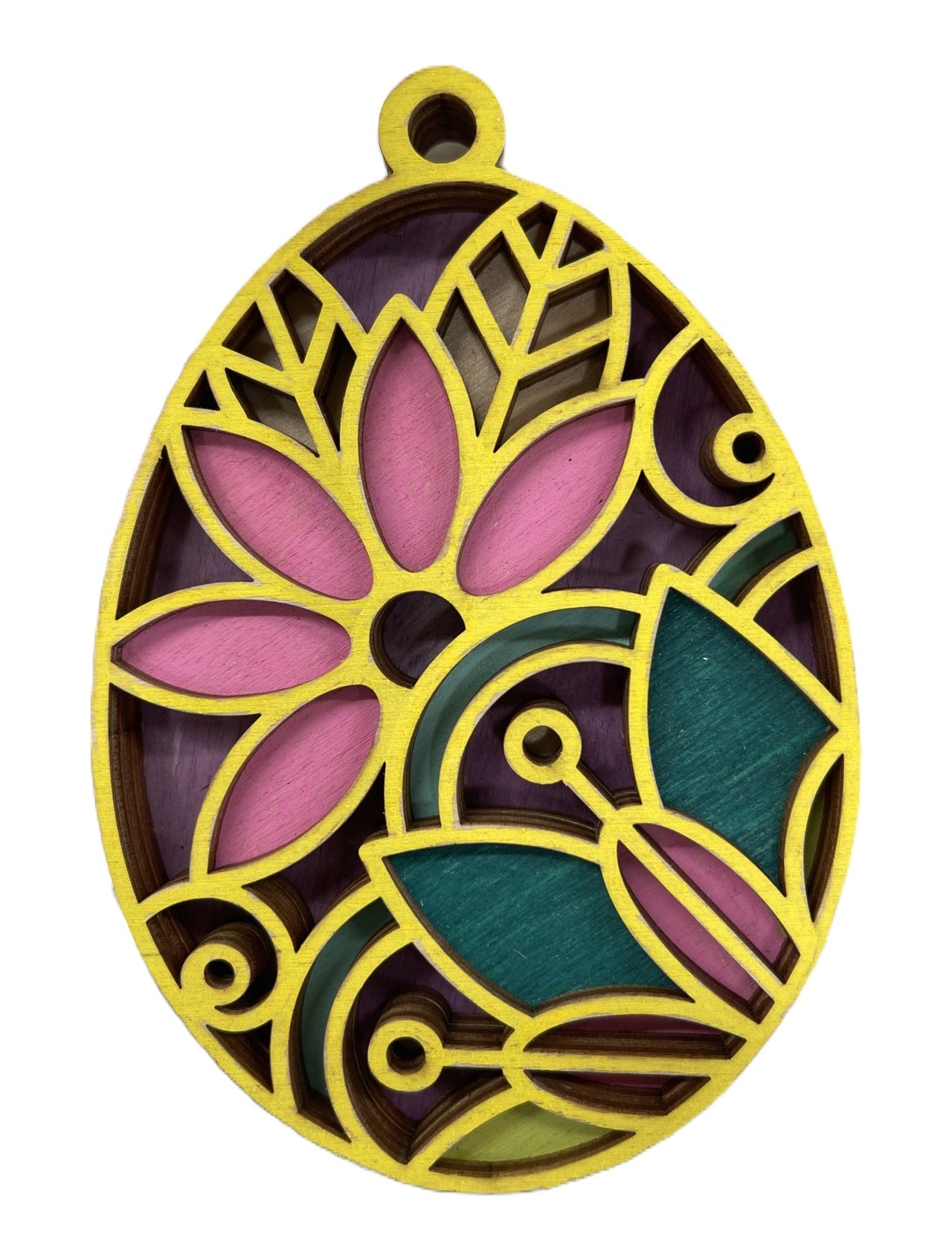 Easter 3D Laser Cut Ornament – Baltic Birch Wood Craft Supplies | DIY Wood Ornament Kit ES6 - The Wood Shape Store
