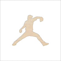 Baseball Wood Craft Shape - Laser Cut Baltic Birch Unfinished DIY Wood Art Supplies SPT636 - The Wood Shape Store