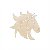 Horse Wood Craft Shape - Laser Cut Baltic Birch Unfinished DIY Wood Art Supplies HRS87 - The Wood Shape Store