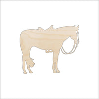 Horse Wood Craft Shape - Laser Cut Baltic Birch Unfinished DIY Wood Art Supplies HRS77 - The Wood Shape Store