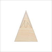 Mountains Wood Craft Shape - Laser Cut Baltic Birch Unfinished DIY Wood Art Supplies XTR69 - The Wood Shape Store