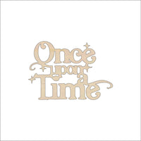Once Upon Wood Craft Shape – Laser Cut Baltic Birch Unfinished DIY Wood Art Supplies WRD69 - The Wood Shape Store