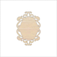 Plaque Wood Craft Shape - Laser Cut Baltic Birch Unfinished DIY Wood Art Supplies DSN75 - The Wood Shape Store