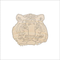 Tiger Wood Craft Shape - Laser Cut Baltic Birch Unfinished DIY Wood Art Supplies CAT11 - The Wood Shape Store