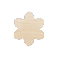 Flower Wood Craft Shape - Laser Cut Baltic Birch Unfinished DIY Wood Art Supplies FLR35 - The Wood Shape Store