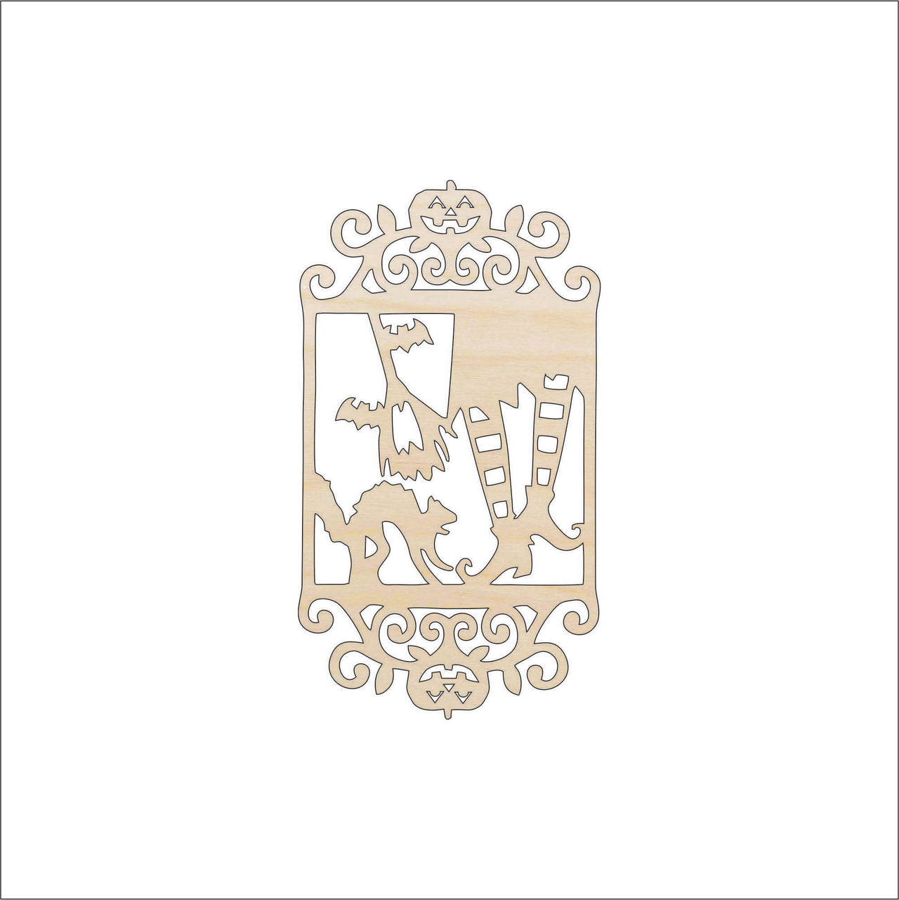 Witch Wood Craft Shape - Laser Cut Baltic Birch Unfinished DIY Wood Art Supplies FAL85 - The Wood Shape Store