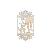 Witch Wood Craft Shape - Laser Cut Baltic Birch Unfinished DIY Wood Art Supplies FAL85 - The Wood Shape Store
