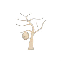 Tree Wood Craft Shape - Laser Cut Baltic Birch Unfinished DIY Wood Art Supplies TRE29 - The Wood Shape Store