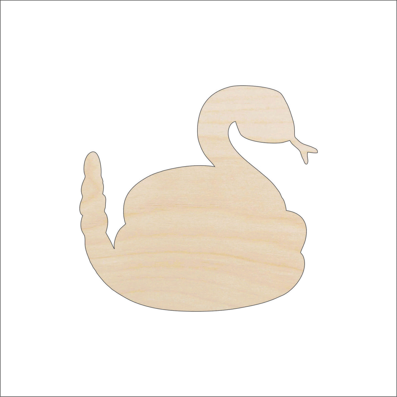 Snake Wood Craft Shape - Laser Cut Baltic Birch Unfinished DIY Wood Art Supplies REP32 - The Wood Shape Store