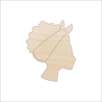 Woman Wood Craft Shape - Laser Cut Baltic Birch Unfinished DIY Wood Art Supplies PPL99 - The Wood Shape Store