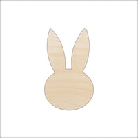 Bunny - Wood Craft Shape - Laser Cut Baltic Birch Unfinished DIY Wood Art Supplies BNY26 - The Wood Shape Store