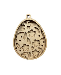 Easter 3D Laser Cut Ornament – Baltic Birch Wood Craft Supplies | DIY Wood Ornament Kit ES54 - The Wood Shape Store