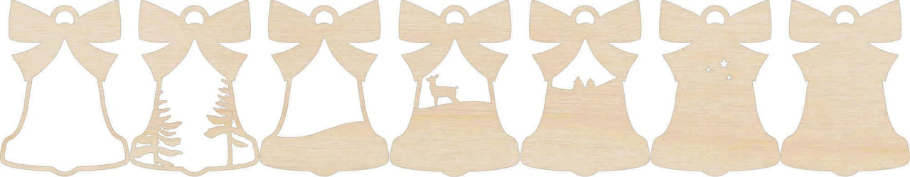 Deer 3D Laser Cut Ornament – Baltic Birch Wood Craft Supplies | DIY Wood Ornament Kit AN41 - The Wood Shape Store