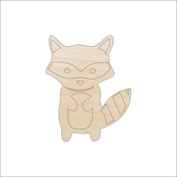 Raccoon Wood Craft Shape – Laser Cut Baltic Birch Unfinished DIY Art Supplies ANML104 - The Wood Shape Store