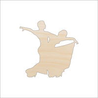 Couple Wood Craft Shape - Laser Cut Baltic Birch Unfinished DIY Wood Art Supplies PPL142 - The Wood Shape Store