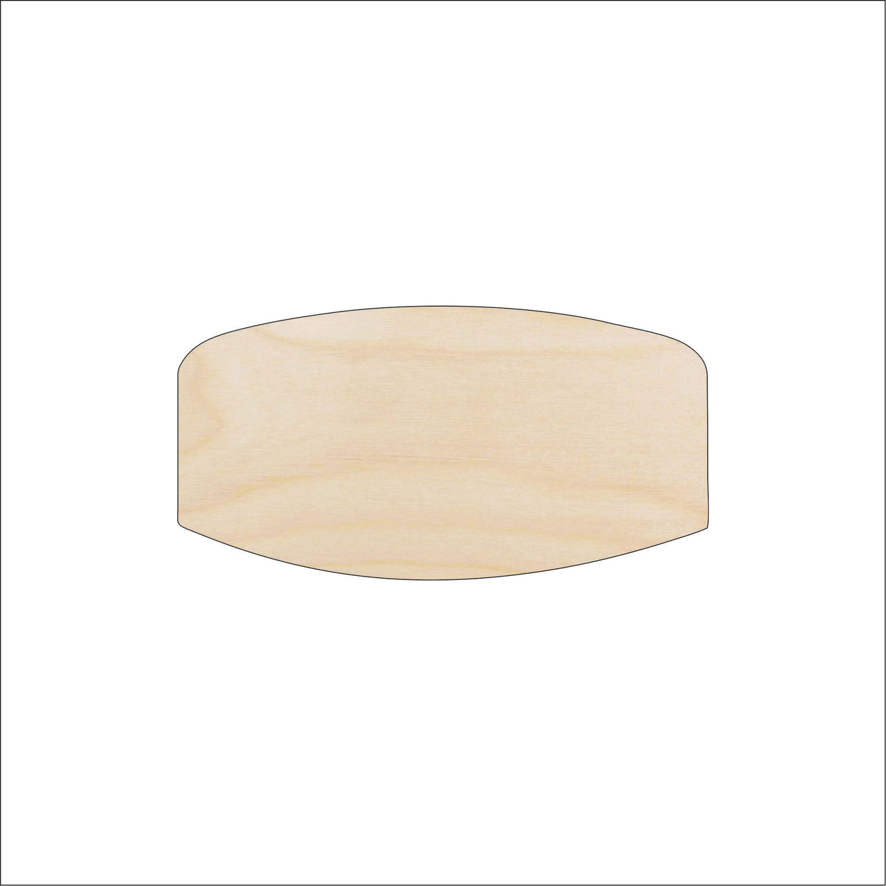 Hockey Puck Wood Craft Shape - Laser Cut Baltic Birch Unfinished DIY Wood Art Supplies SPT414 - The Wood Shape Store